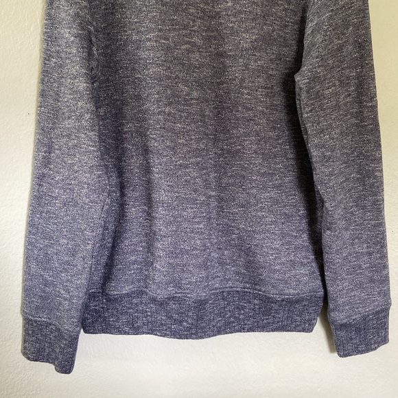 Lucky Brand Athletics Siberian Sherpa Full Zip Sweater Jacket Heather Gray Men M - Picture 9 of 11